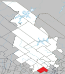 Rawdon Quebec location diagram